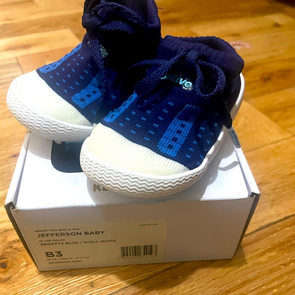 Brand New Never Worn Native Baby Sneakers